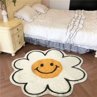 Nordic Carpet for Bedroom Cartoon Area Rugs Bathroom Non-slip Mats Door Mats Washable Flower Floor Mats alfombra tapis