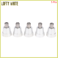 Lofty White 2 5ชิ้นหัวมีดโกนมีดโกนสำหรับเปลี่ยนหัว Pencukur Bulu Hidung เครื่องโกนหนวดชาย