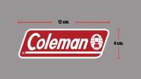 สติกเกอร์ Coleman ขนาดใหญ่ งานออฟเซ็ทแท้ กันน้ำ กันแดด