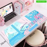 Pink Mouse Pad Mouse Mat Big Gaming Mousepad XXL Mouse Mat Keyboard Mat Girl Desk Mat Table Carpet Mausepad Computer Laptop Pad