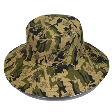 Summer Men Foldable Sun Hat Camouflage Hood Rope Outdoor Foldable Casual  Breathable Bucket Hat for Foldable (Grey, One Size) at  Men's  Clothing store