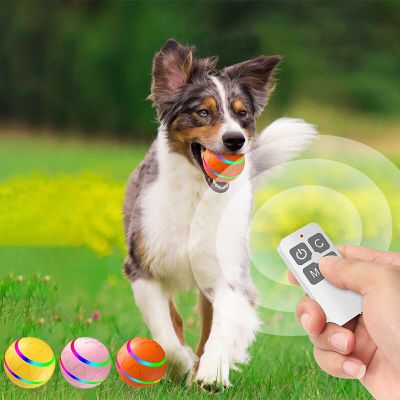 2023ลูกบอลของเล่นสุนัขอัจฉริยะไฟฟ้าโต้ตอบได้ลูกบอลแมวสุนัขบอลกลิ้งอัตโนมัติแบบตลกชาร์จไฟได้ลูกบอล LED เล่นกระโดดได้ร้านค้า