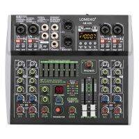 AM-AX6 Mini 6 canaux Son centre commercial Drueho Bluetooth Audio Assad Console 48V 99DSP Professionnel USB PC Play Record Podcast