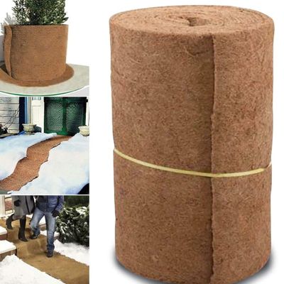 【YF】 3 Size Coconut Palm Fiber Liner Bulk Roll Mat Carpet Flower Basket Flowerpot Wall Pet Reptile