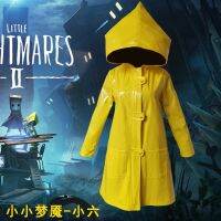 คอสเพลย์ฮาโลวีนคอสเพลย์อนิเมะเรื่อง Little Nightmares Six พร็อพประกอบการถ่ายภาพสำหรับเด็กหิวปาร์ตี้คาร์นิวัลฮัลโลวีนสำหรับทุกเพศ