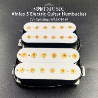 วินเทจอัลนิโก5 Humbucker คอยล์คู่ Neck-7.5K/สะพาน15K สำหรับกีตาร์ไฟฟ้าปิ๊กอัพกีตาร์เสียงอบอุ่น