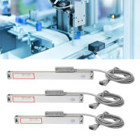 3 ชิ้นของชุด Linear Encoder Scale ความแม่นยำสูงไม้บรรทัดตะแกรงสำหรับ JCS900-2AE / JCS900-3AE Digital Readout DRO