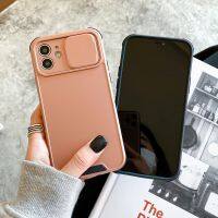 HOCE เคสโทรศัพท์สีทึบป้องกันเลนส์สไลด์กล้อง,สำหรับ iPhone 14 13 12 11 Pro Max 14 Plus XS Max XR X 8 7 Plus 2 In 1ฝาครอบด้านหลังกันกระแทกเคส