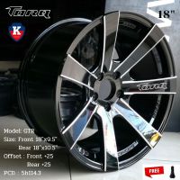 ล้อแม็ก TORQ GTR งาน APP By Lenso ขอบ 18x9.5"/10.5" 5รู114.3  ET+25 สี BKF ราคาต่อ 1วง