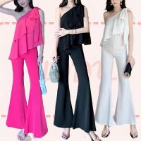 CODiy085671 [YDDY]2023 New Womens Summer Wear Temperament High Waist Bell-Bottoms Long Leg Trousers Korean Style All-Matching Slim Fit Womens Pants