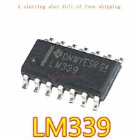 10Pcs ใหม่นำเข้า LM339DR LM339 LM339M SOP14 Patch Four-Way Voltage Comparator