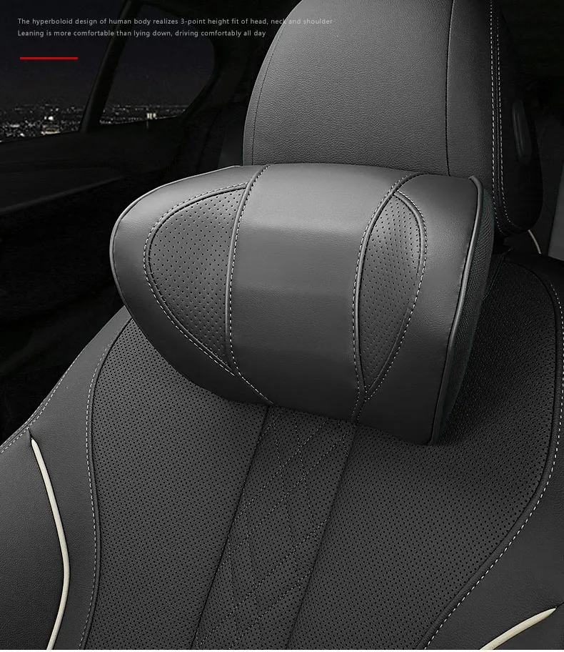 Neck Pillow For Tesla Model 3 Y S X Car Seat Headrest Cushion Neck