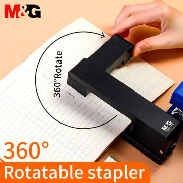 360 Rotatable Heavy Duty Stapler Machine Effortless Long Staples