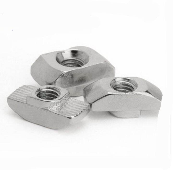 10-100pcs-m3-m4-m5-m6-m8-t-nut-t-nut-hammer-drop-in-sliding-nut-fasten-1515-2020-2525-3030-4040-4545-eu-aluminum-extrusion