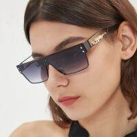 One piece leopard head sunglasses 2A369 vintage small frame sunglasses fashion rimless Sunglasses   очки  UV400