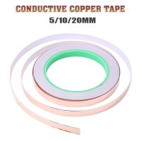 20 Meters Single Side Conductive Copper Foil Tape Strip Adhesive EMI Shielding Heat Resist Tape 5mm/10mm/20mm New