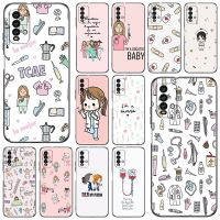 Cartoon Medicine Doctor Nurse Silicone Case For Xiaomi Redmi Note 10 9 Pro Max 10s 9s 8 8A 7 Pro 9 9C 9A 9T 10T  Black Cover Electrical Safety