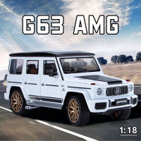 【RUM】1:18 Mercedes Benz G63 AMG รถโลหะผสมรุ่น Light &amp; เสียงประกอบรถ Diecast ของเล่นสำหรับของขวัญวันเกิดเด็กชาย Kids Toys คอลเลกชันรถ