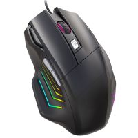 ZZOOI 2400DPI Ergonomic Game Light Electric Racing Wired Mouse For Notebook Desktop