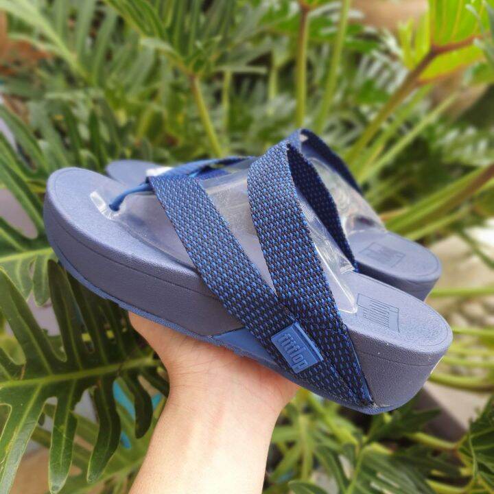 รองเท้าเเตะ-fitflop-sling-รุ่นลายจุด-สีดำ-สีน้ำเงิน-สีแดง-ไซร้-36-40-พร้อมส่งทุกคู่