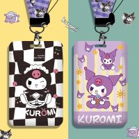 【CC】﹉  Anime Kulomi Original Card Cover Lanyard ID Student Hanging Neck Rope Cartoons Wholesale Available