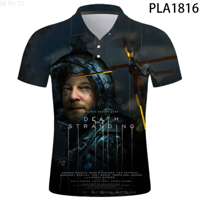 【high quality】  Death Stranding Summer Polo Homme 3d Printed Polo Shirt Men Fashion Streetwear Casual Hombres Harajuku Cool Short Sleeve Ropa