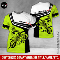 in stock2023 Personalized Name Motobike 3D Full Print Clothing GG8648Customizable