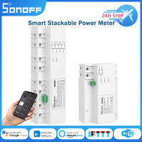 SONOFF SPM-หลัก4รีเลย์มิเตอร์ไฟฟ้า20A มินิ WiFi สมาร์ทสวิทช์รีเลย์โมดูลเมตาตรวจสอบข้อมูลผ่าน Alexa Home EWeLink APP