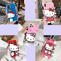 Flexible TPU เคสโทรศัพท์ หรับ iPhone 12 5 8 6 13 5s 11 6s 14 Pro Max SE Plus Mini Lite ProDK-59 Hello Kitty