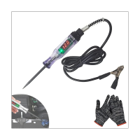 Automotive Circuit Tester, Digital Electric Circuit LCD Tester Truck Voltage Probe Pen (3-24V)