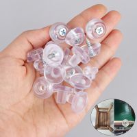 【CW】 10Pcs Soft Rubber Transparent Table Leg Caps Sofa Foot Covers Non slip Feet Floor Protector