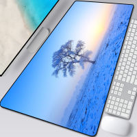 Blue Forest Snow Mouse Pad Gamer Mouse Pads Large Gaming Mousepad XXL Desk Mause Pad Keyboard Mouse Car Gaming Accessories