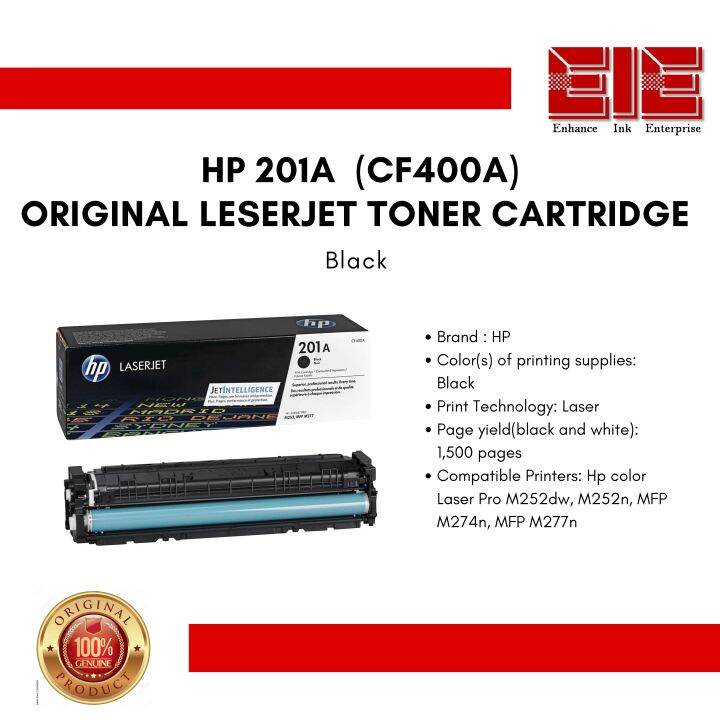 HP 201A Black Original LaserJet Toner Cartridge (CF400A) | Lazada PH