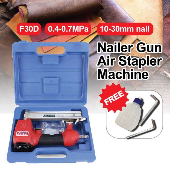 F30D Mosquito Pneumatic Nail Gun Air Stapler Machine 1030mm Nail Come