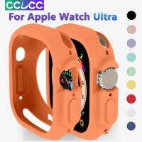 เคสซิลิโคนนิ่ม CCLCC เคสสำหรับ Apple Watch อัลตร้า49มม. ซีรีส์8เคสป้องกันเฉียบ