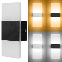 Nordic Led Long Acrylic Wall Lamp Bedroom Bedside Lamp Living Room Balcony Corridor Simple Wall Lamp Corridor Wall Lamp