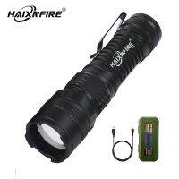 X500 Flashlight Camping USB Rechargeable Searchlight