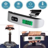 เครื่องชั่งน้ำหนัก เครื่องชั่งกระเป๋า ดิจิตอล แบบพกพา Electronic LCD Luggage Scale Max 50 Kg /110 LB ระบบดิจิตอล มีจอ LCD แม่นยำ