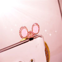 3.5mm Lovely Mic-key Mouse Hat design Dustproof Plug Caps Cell Phone Accessories Earphone Dust Plug Dachshund For Iphone Samsung