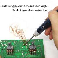 +【‘ Portable USB Soldering Iron Professional Electric Heating Tools Rework With Indicator Light Handle Welding  BGA Repair Tool