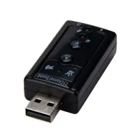 อะแดปเตอร์การ์ดเสียงอุปกรณ์เสียง Csv Usb 7.1ช่องสำหรับ Lappc ที่เชื่อถือได้