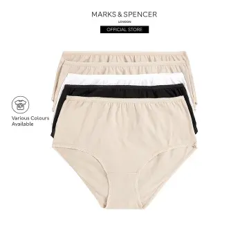 MARKS & SPENCER M&S 5pk Cotton Lycra® Bikini Knickers 2024, Buy MARKS &  SPENCER Online