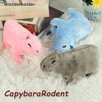 ตุ๊กตาหนานุ่ม Capybara ตุ๊กตาหนานุ่มจำลอง Capybara ขนาด6.7นิ้ว Boneka Mainan การ์ตูนน่ารักสีชมพูตุ๊กตาหนานุ่มหนู Capybara สำหรับของตกแต่งบ้านสำหรับเด็ก