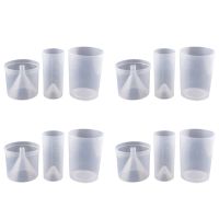 4X Rain Gauge Plastic Rain Gauge Science Teaching Instrument is Suitable for Gardeners, Weather Observers, Gadget Lovers