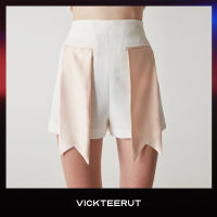 VICKTEERUT (ราคาปกติ 5,500-.) Shorts with Ribbon Tail Detail กางเกงขาสั้น ตกแต่งดีเทลหางโบว์