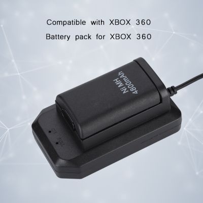 แบตเตอรี่ Pack สำหรับ XBOX 360 4800mah เปลี่ยนแบตเตอรี่ Pack สำหรับ XBOX 360