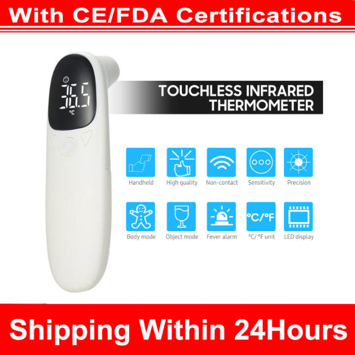 Digital Lcd Non Contact Ir Infrared T Hermometer Forehead Body Surface Temperature Measurement 6386