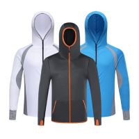 【CW】 Fishing Hoodie Anti-UV Protection Clothing Cycling Shirt Breathable Dry Hiking face neck