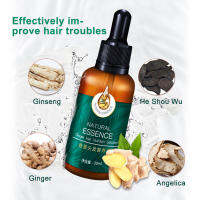 Ginger Hair Growth Serum ปรับปรุงความแห้งกร้านของน้ำมันการเจริญเติบโตของเส้นผมสำหรับคิ้ว