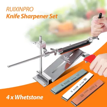 6pcs 80-3000# Grit Diamond Knife Sharpener Household Kitchen Knife  Sharpening System Ruxin pro RX008 use